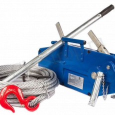 ЛЕБЕДКА РЫЧАЖНАЯ ТРОСОВАЯ TOR МТМ 1600 1,6 Т L=20М (СТАЛЬНОЙ КОРПУС) - Стройком